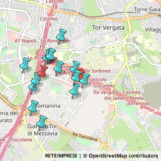 Mappa Via Giovanni Carmignani, 00173 Roma RM, Italia (1.036)
