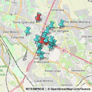 Mappa Via Bernardino Alimena, 00173 Roma RM, Italia (1.109)