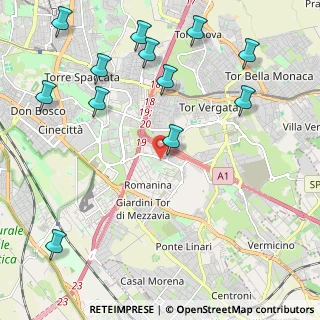 Mappa Via Bernardino Alimena, 00173 Roma RM, Italia (2.8825)