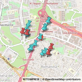 Mappa Via Alessandro Stoppato, 00173 Roma RM, Italia (0.412)