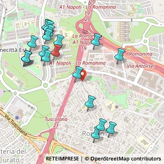 Mappa Via Alessandro Stoppato, 00173 Roma RM, Italia (0.679)