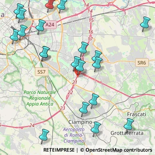 Mappa Via Alessandro Stoppato, 00173 Roma RM, Italia (5.953)