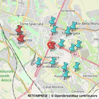 Mappa Via Alessandro Stoppato, 00173 Roma RM, Italia (2.24647)