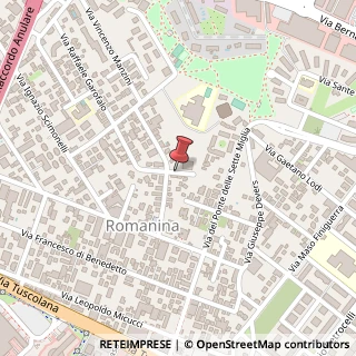 Mappa Via Raffaele Garofalo, 156, 00173 Roma, Roma (Lazio)