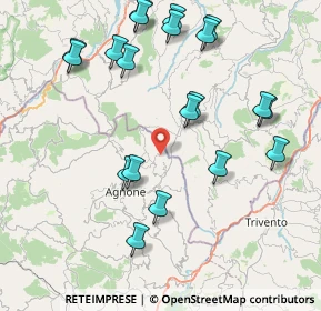 Mappa Contrada Difesa, 86080 Belmonte del Sannio IS, Italia (9.5225)