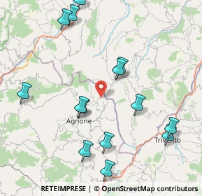 Mappa Contrada Difesa, 86080 Belmonte del Sannio IS, Italia (9.77429)