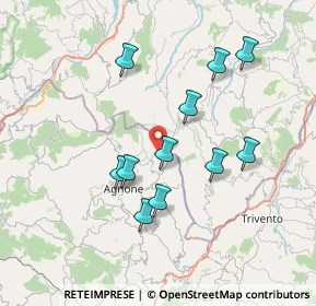 Mappa Contrada Difesa, 86080 Belmonte del Sannio IS, Italia (7.08636)