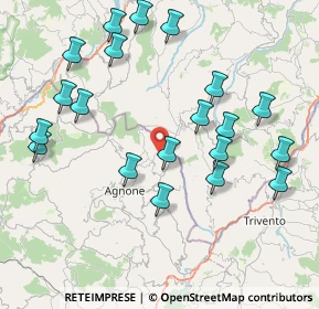 Mappa Contrada Difesa, 86080 Belmonte del Sannio IS, Italia (9.2585)