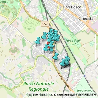 Mappa Via Apiola, 00178 Roma RM, Italia (0.5955)