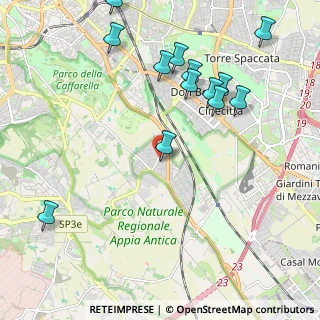 Mappa Via Apiola, 00178 Roma RM, Italia (2.54846)