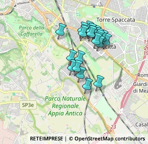 Mappa Via Apiola, 00178 Roma RM, Italia (1.489)