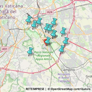 Mappa Via Apiola, 00178 Roma RM, Italia (3.17538)