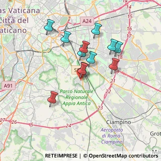 Mappa Via Apiola, 00178 Roma RM, Italia (3.31667)