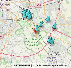 Mappa Via Persio, 00178 Roma RM, Italia (3.68846)