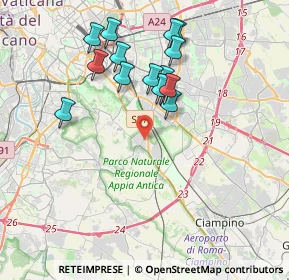 Mappa Via Persio, 00178 Roma RM, Italia (3.73467)