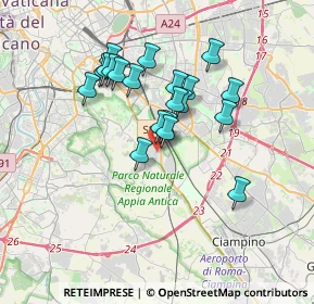 Mappa Via Apiola, 00178 Roma RM, Italia (3.1275)
