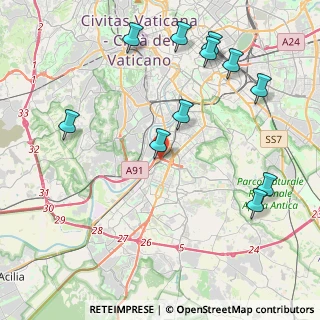 Mappa Via Ostiense & Via delle Tre Fontane, 00144 Roma RM, Italia (5.16818)