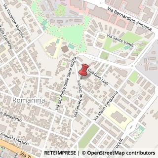 Mappa Via Gaetano Lodi, 15, 00173 Roma, Roma (Lazio)