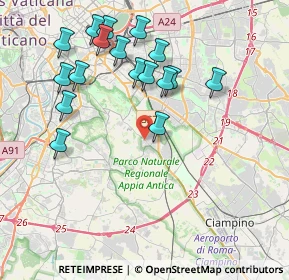 Mappa Via Elio Andrisco, 00178 Roma RM, Italia (4.35824)