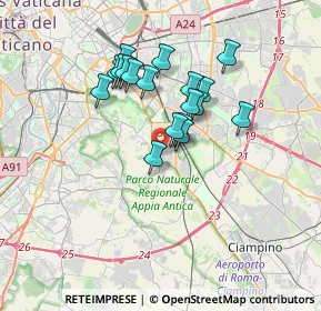 Mappa Via Elio Andrisco, 00178 Roma RM, Italia (2.98944)