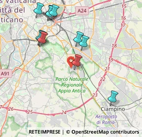 Mappa Via Elio Andrisco, 00178 Roma RM, Italia (4.59818)
