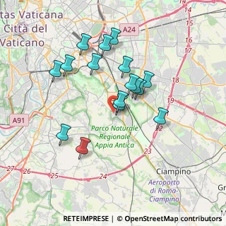 Mappa Via Elio Andrisco, 00178 Roma RM, Italia (3.41125)