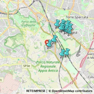 Mappa Via Elio Andrisco, 00178 Roma RM, Italia (1.86154)