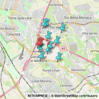 Mappa Via Mario Angeloni, 00173 Roma RM, Italia (1.1525)