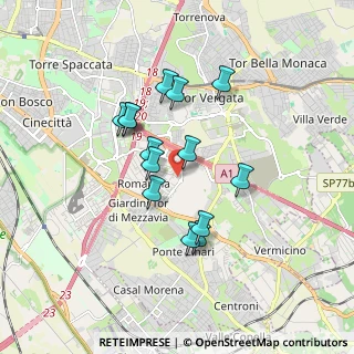 Mappa Via Mario Angeloni, 00173 Roma RM, Italia (1.545)