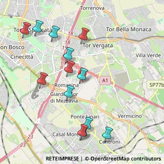 Mappa Via Mario Angeloni, 00173 Roma RM, Italia (2.44231)