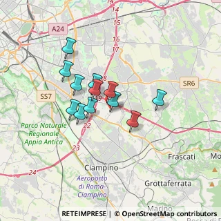 Mappa Via Mario Angeloni, 00173 Roma RM, Italia (2.735)