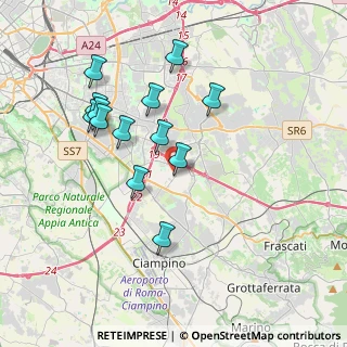 Mappa Via Mario Angeloni, 00173 Roma RM, Italia (3.77846)
