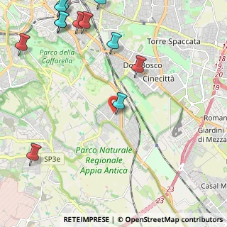 Mappa Via Annia Regilla, 00178 Roma RM, Italia (3.36167)