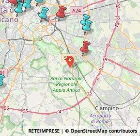 Mappa Via Annia Regilla, 00178 Roma RM, Italia (7.34846)