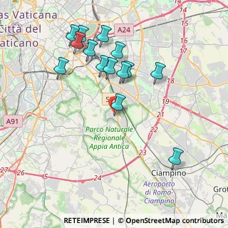 Mappa Via Annia Regilla, 00178 Roma RM, Italia (4.19714)