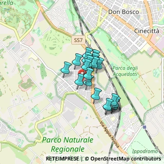 Mappa Via Annia Regilla, 00178 Roma RM, Italia (0.6215)