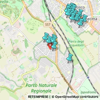 Mappa Via Annia Regilla, 00178 Roma RM, Italia (1.3525)