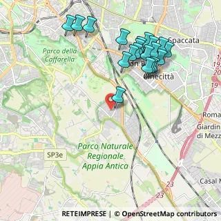 Mappa Via Moniano, 00178 Roma RM, Italia (2.372)