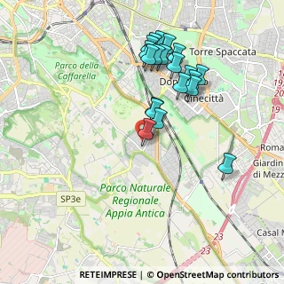 Mappa Via Moniano, 00178 Roma RM, Italia (1.938)