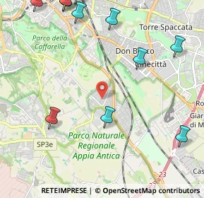 Mappa Via Moniano, 00178 Roma RM, Italia (3.2225)