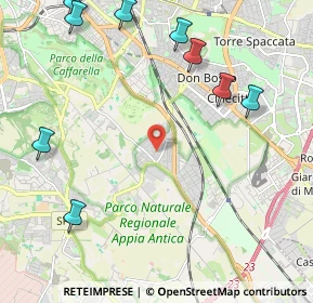 Mappa Via Moniano, 00178 Roma RM, Italia (3.25)