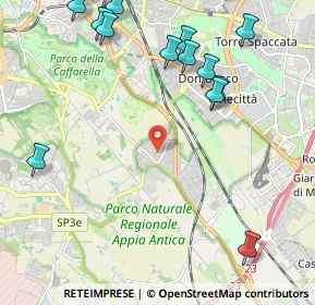 Mappa Via Moniano, 00178 Roma RM, Italia (3.21611)