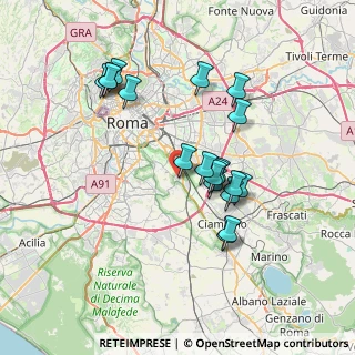 Mappa Via Moniano, 00178 Roma RM, Italia (7.00105)