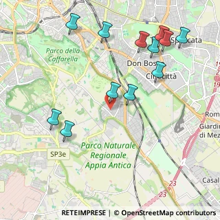 Mappa Via Montescaglioso, 00178 Roma RM, Italia (2.49917)