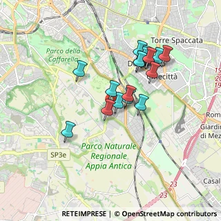 Mappa Via Montescaglioso, 00178 Roma RM, Italia (1.61059)