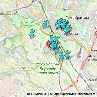 Mappa Via Montescaglioso, 00178 Roma RM, Italia (1.6675)
