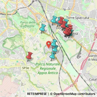 Mappa Via Montescaglioso, 00178 Roma RM, Italia (1.8815)