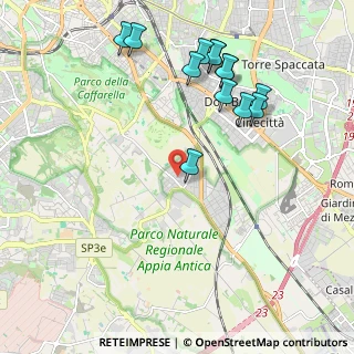 Mappa Via Montescaglioso, 00178 Roma RM, Italia (2.40769)
