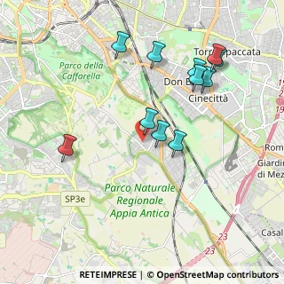 Mappa Via Montescaglioso, 00178 Roma RM, Italia (2.08545)