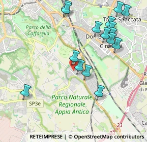 Mappa Via Montescaglioso, 00178 Roma RM, Italia (2.38688)
